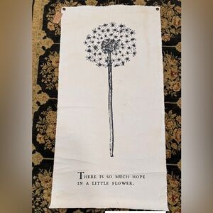 Floral Print Wall Hanging